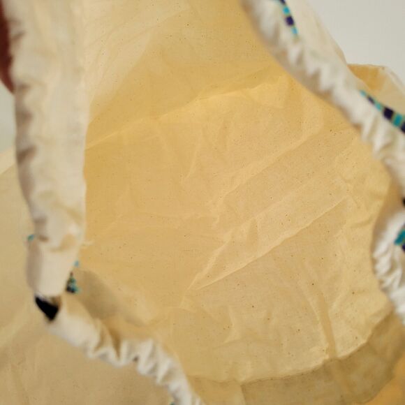 Tory Burch Medium Dust Bags 12X 15 Inch Sleeper Drawstring Beige Pouch Lot Set 2 - Picture 5 of 6